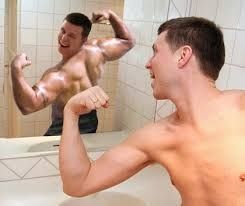 muscles skinny mirror